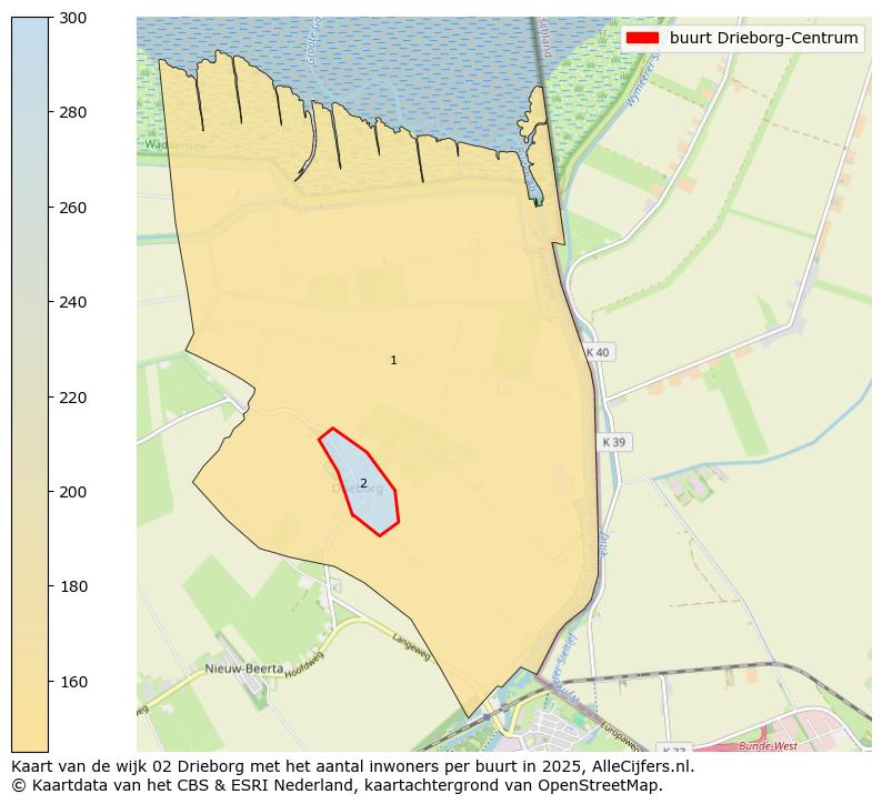 Afbeelding van de buurt Drieborg-Centrum op de kaart.