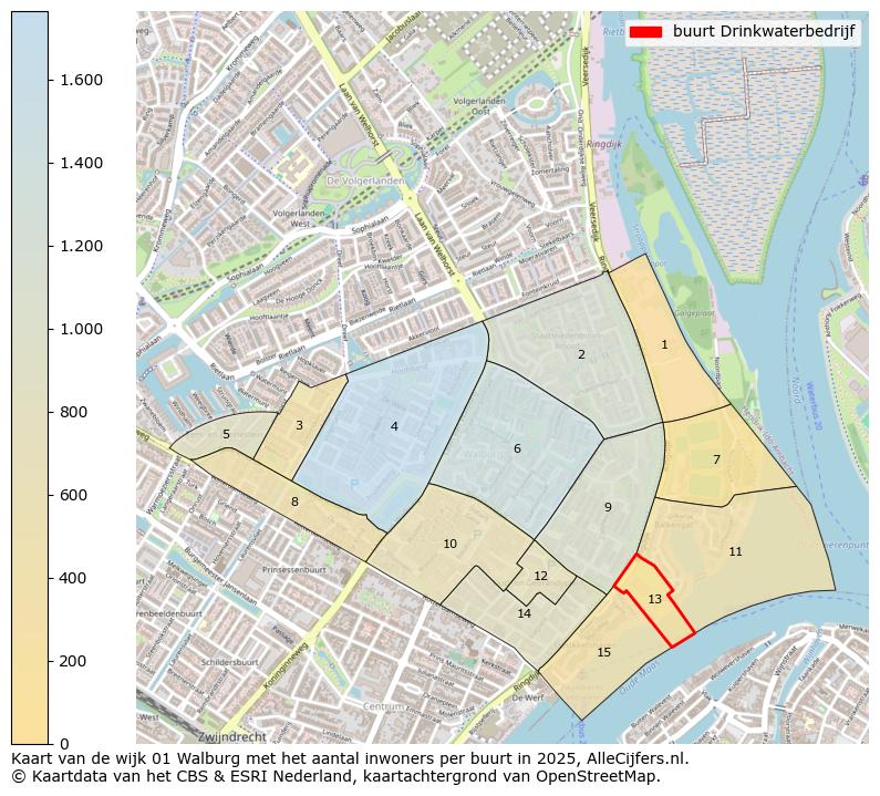 Afbeelding van de buurt Drinkwaterbedrijf op de kaart.