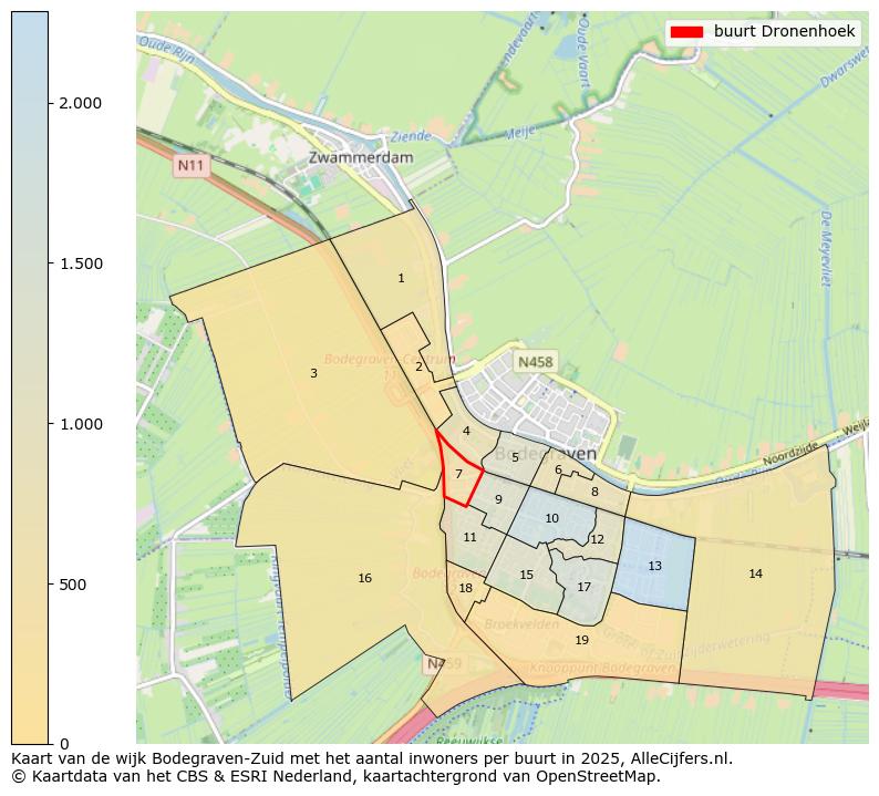 Afbeelding van de buurt Dronenhoek op de kaart.