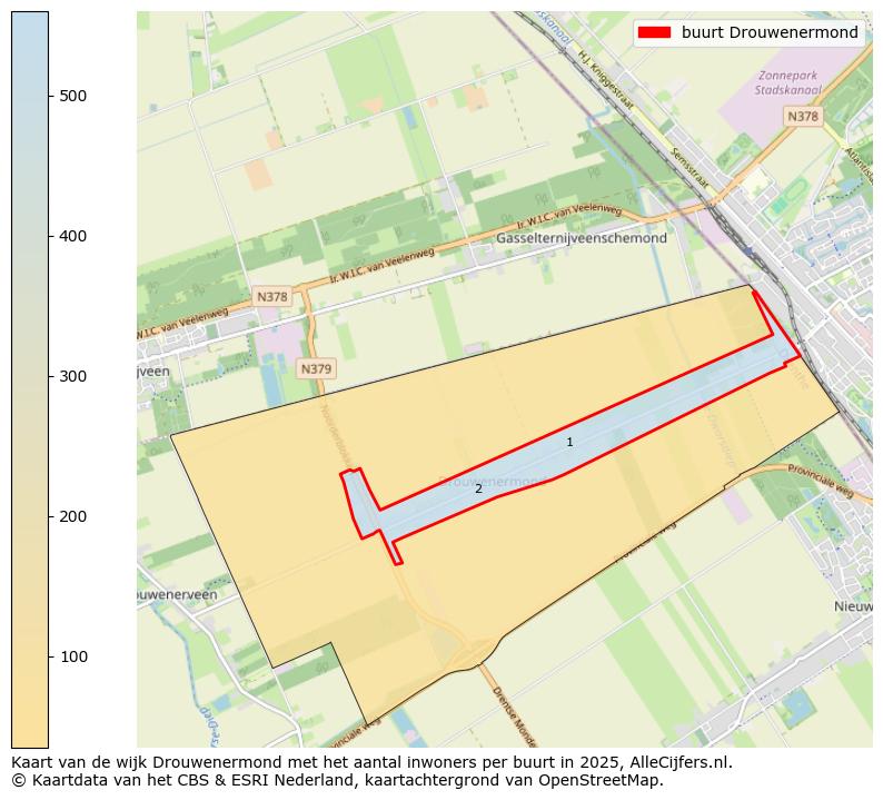 Afbeelding van de buurt Drouwenermond op de kaart.