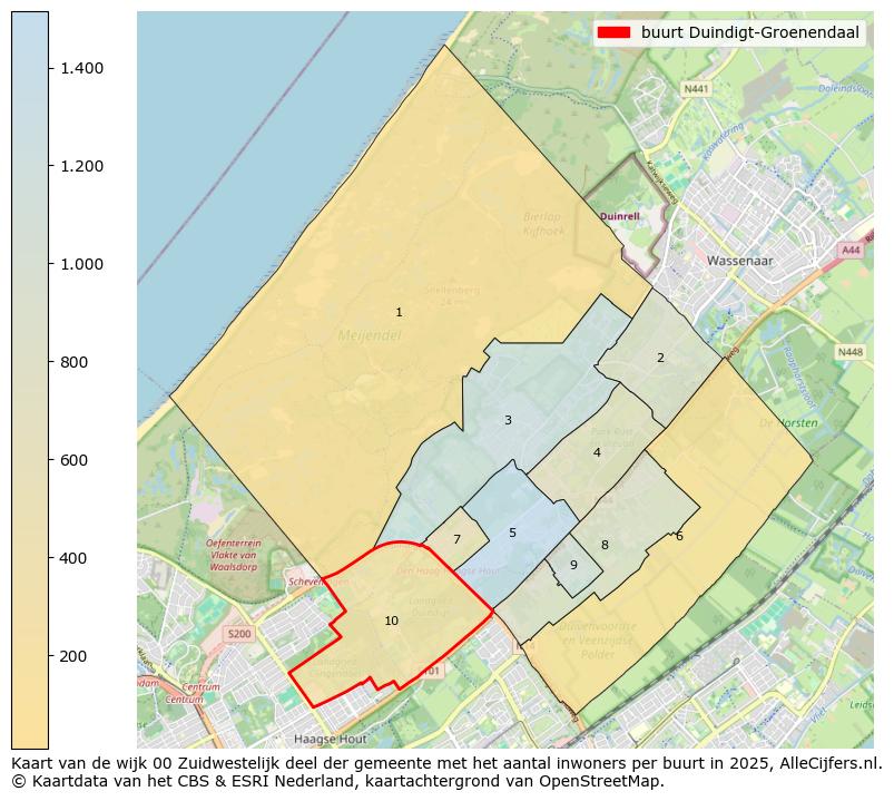 Afbeelding van de buurt Duindigt-Groenendaal op de kaart.