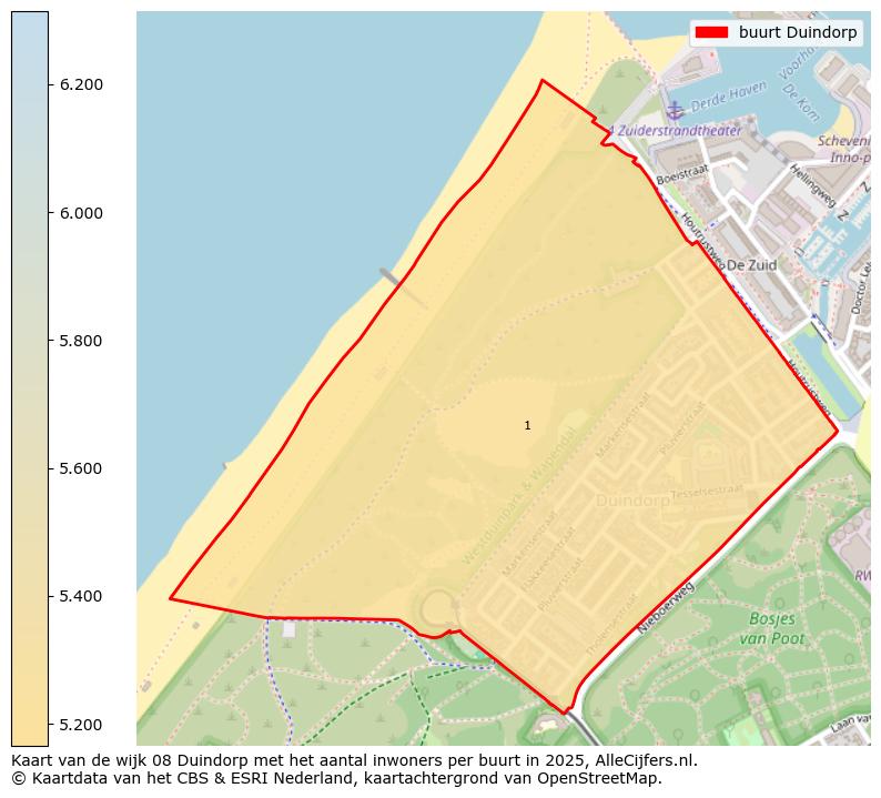 Afbeelding van de buurt Duindorp op de kaart.