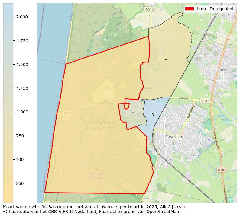 Afbeelding van de buurt Duingebied op de kaart.