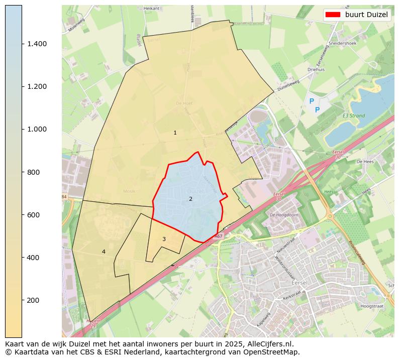 Afbeelding van de buurt Duizel op de kaart.