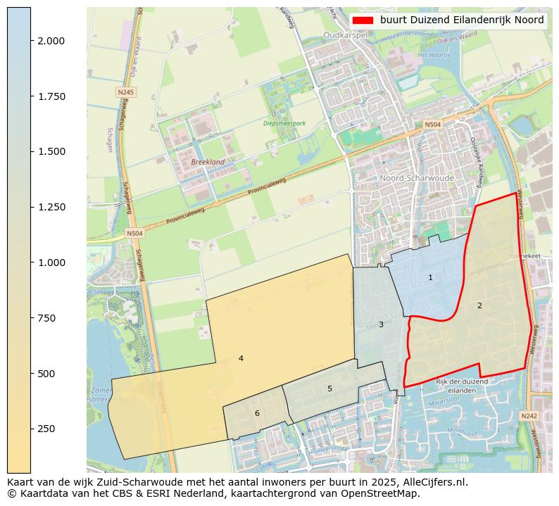 Afbeelding van de buurt Duizend Eilandenrijk Noord op de kaart.