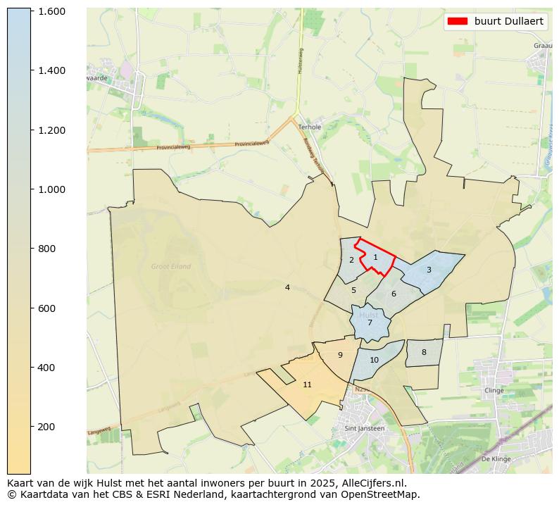 Afbeelding van de buurt Dullaert op de kaart.