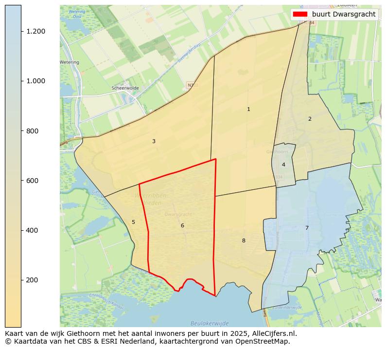 Afbeelding van de buurt Dwarsgracht op de kaart.