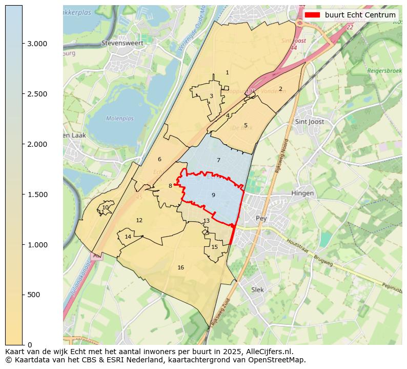 Afbeelding van de buurt Echt Centrum op de kaart.