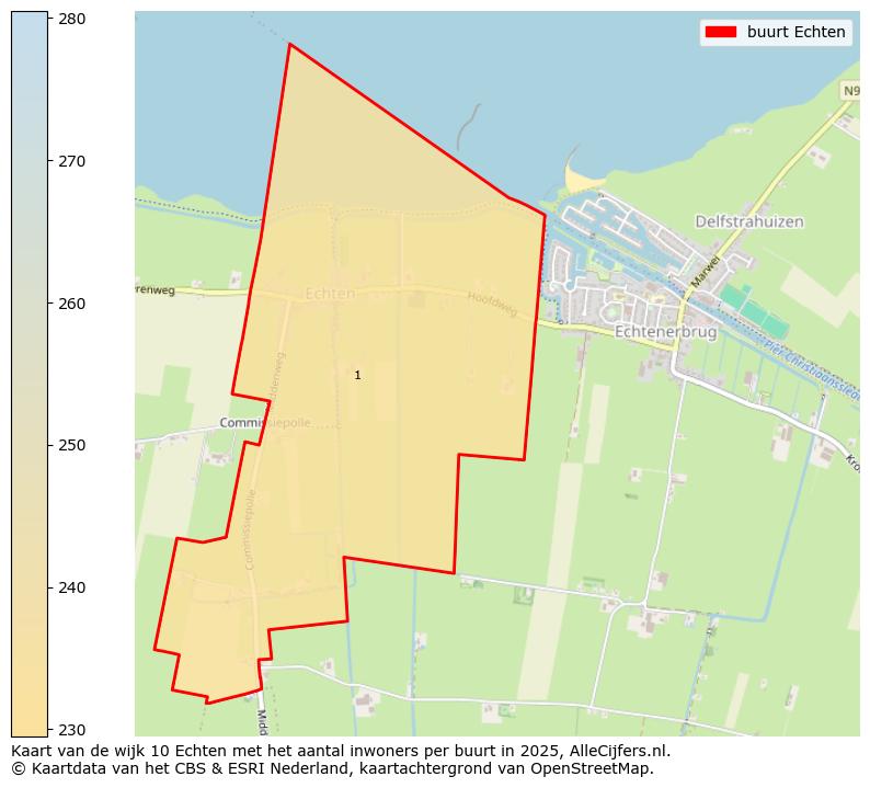 Afbeelding van de buurt Echten op de kaart.