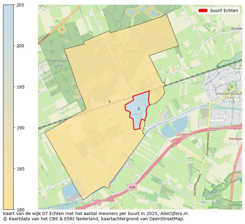 Afbeelding van de buurt Echten op de kaart.