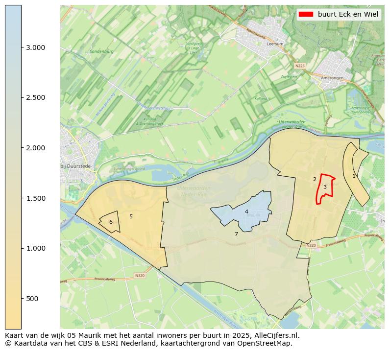 Afbeelding van de buurt Eck en Wiel op de kaart.