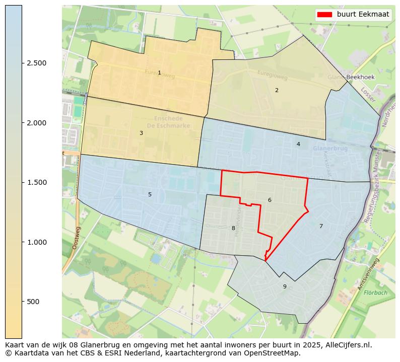 Afbeelding van de buurt Eekmaat op de kaart.