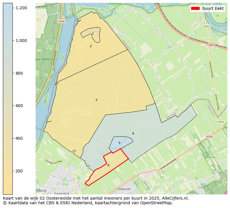 Afbeelding van de buurt Eekt op de kaart.
