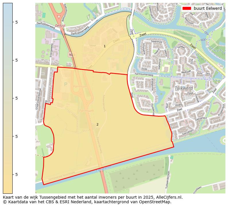 Afbeelding van de buurt Eelwerd op de kaart.
