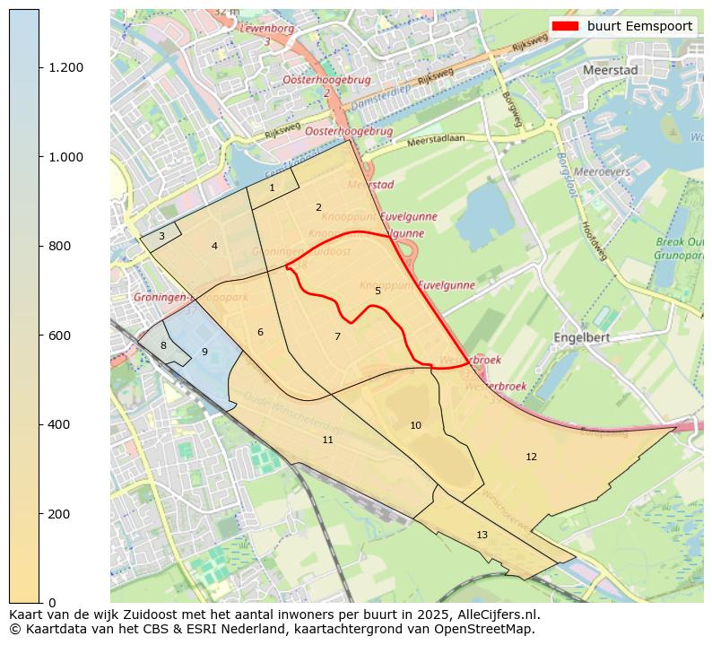Afbeelding van de buurt Eemspoort op de kaart.