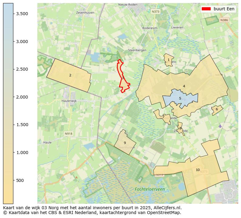 Afbeelding van de buurt Een op de kaart.