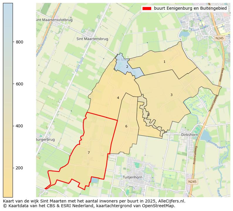 Afbeelding van de buurt Eenigenburg en Buitengebied op de kaart.