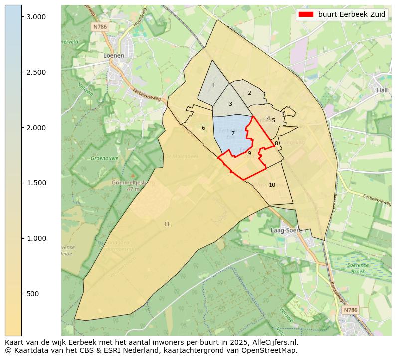 Afbeelding van de buurt Eerbeek Zuid op de kaart.