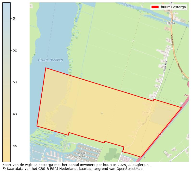 Afbeelding van de buurt Eesterga op de kaart.