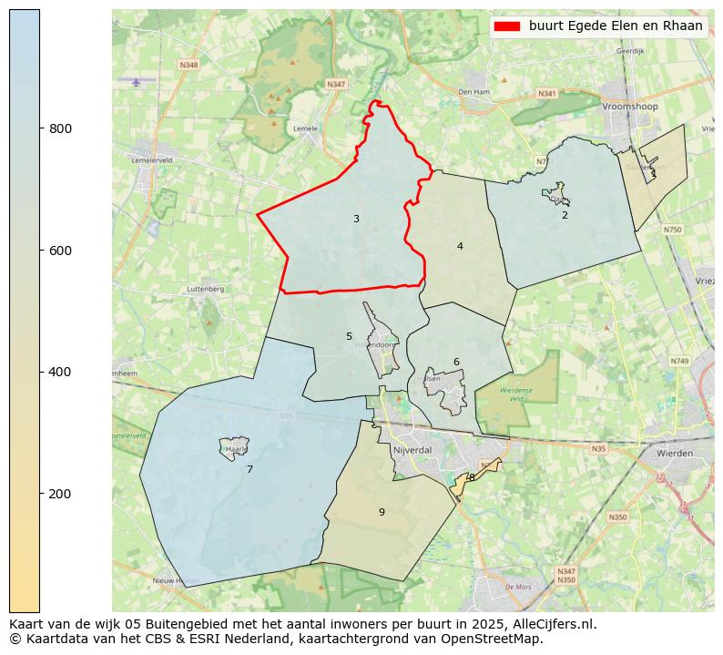 Afbeelding van de buurt Egede Elen en Rhaan op de kaart.