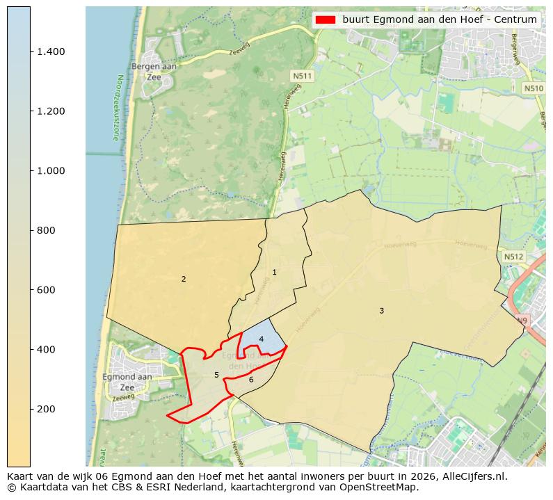 Afbeelding van de buurt Egmond aan den Hoef - Centrum op de kaart.