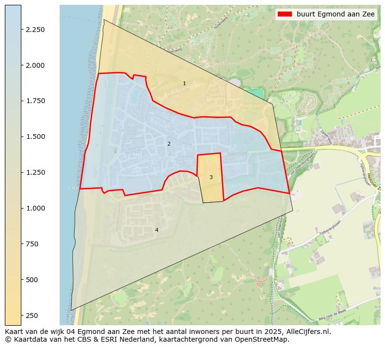 Afbeelding van de buurt Egmond aan Zee op de kaart.
