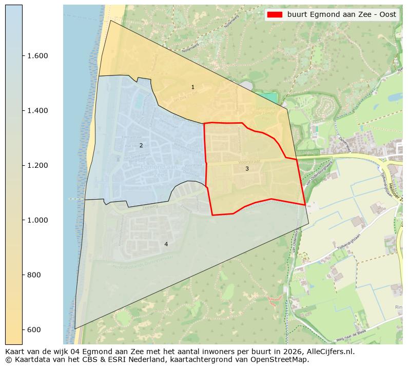 Afbeelding van de buurt Egmond aan Zee - Oost op de kaart.