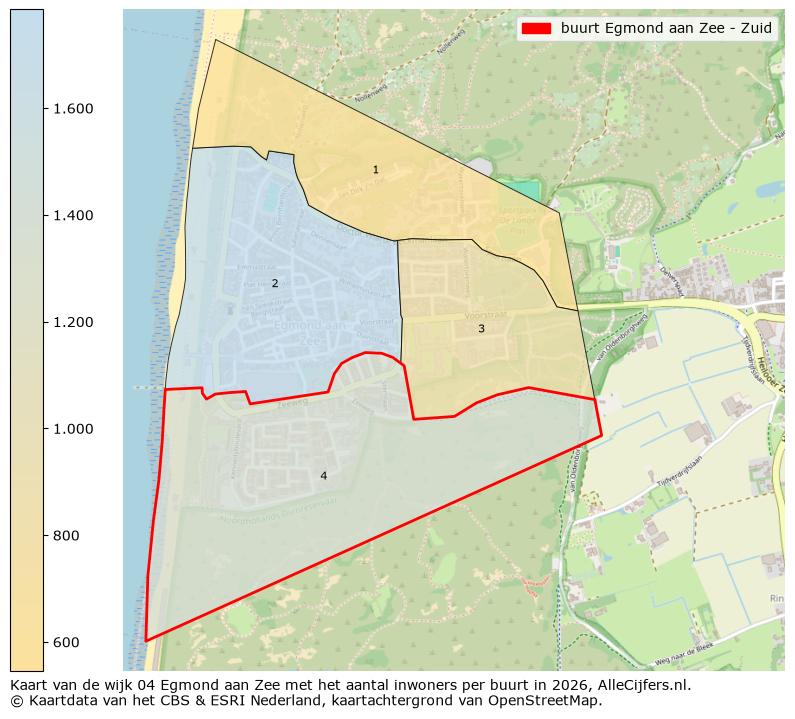 Afbeelding van de buurt Egmond aan Zee - Zuid op de kaart.
