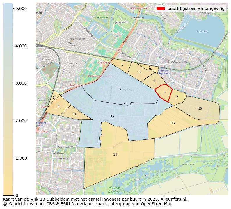 Afbeelding van de buurt Egstraat en omgeving op de kaart.