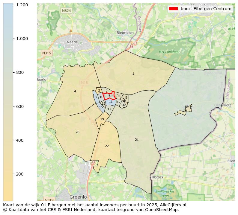 Afbeelding van de buurt Eibergen Centrum op de kaart.