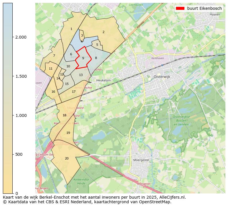 Afbeelding van de buurt Eikenbosch op de kaart.