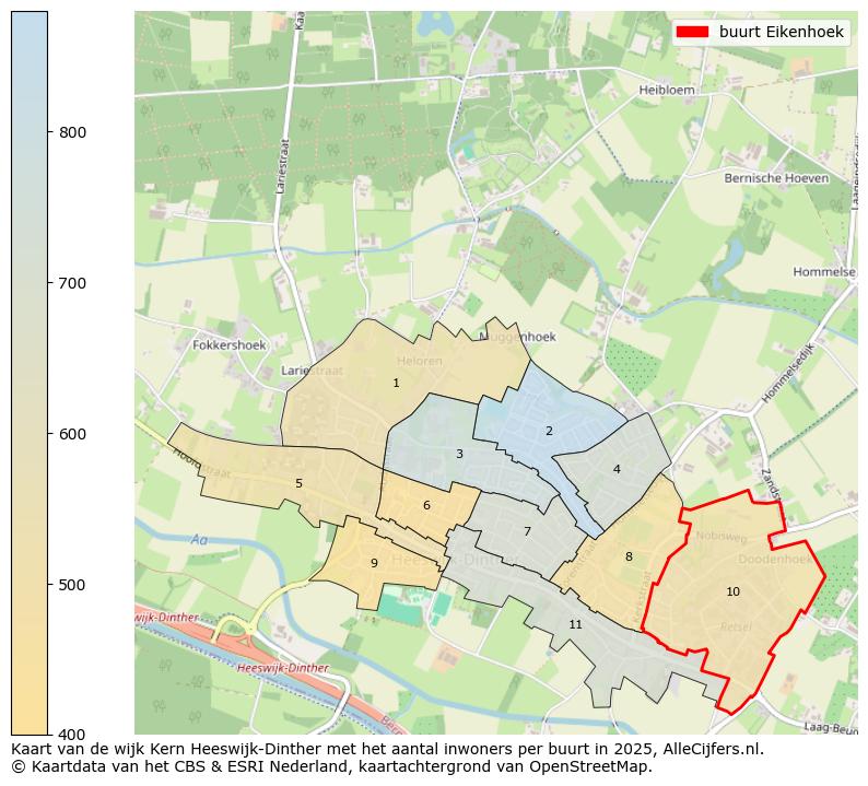 Afbeelding van de buurt Eikenhoek op de kaart.