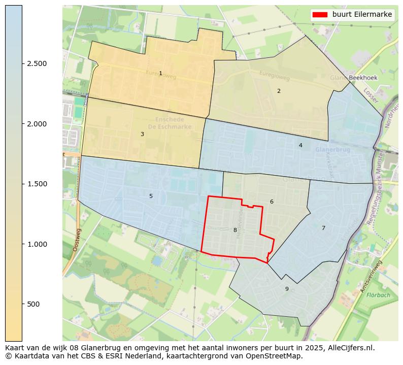 Afbeelding van de buurt Eilermarke op de kaart.