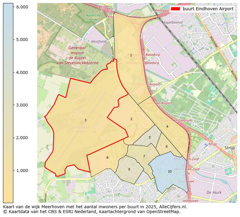 Afbeelding van de buurt Eindhoven Airport op de kaart.