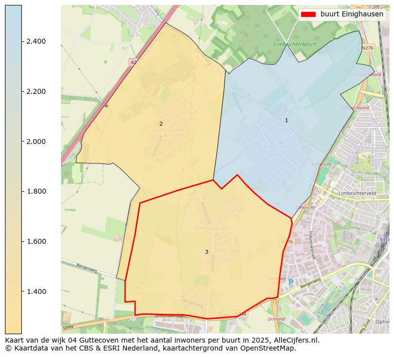 Afbeelding van de buurt Einighausen op de kaart.