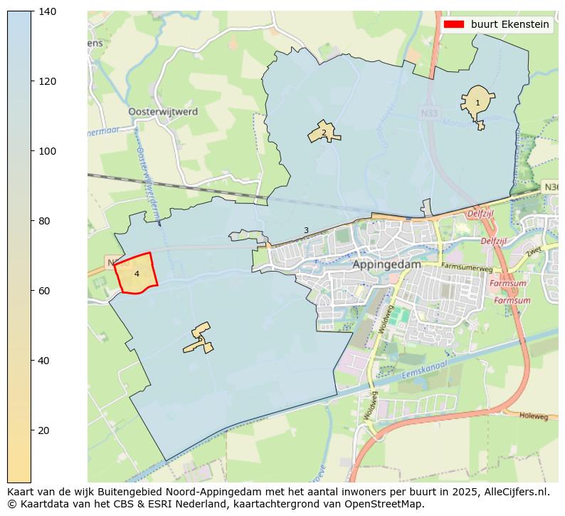 Afbeelding van de buurt Ekenstein op de kaart.