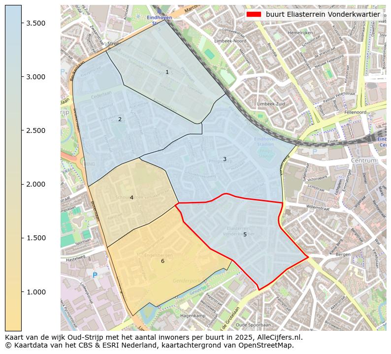 Afbeelding van de buurt Eliasterrein Vonderkwartier op de kaart.