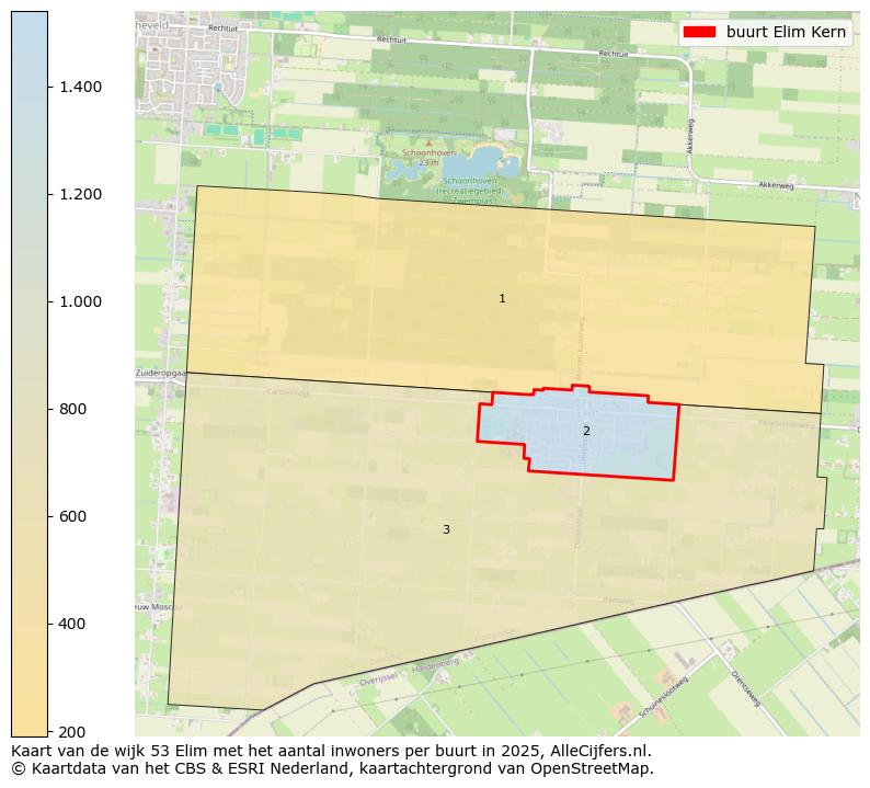Afbeelding van de buurt Elim Kern op de kaart.