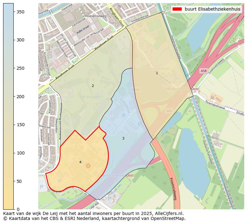 Afbeelding van de buurt Elisabethziekenhuis op de kaart.