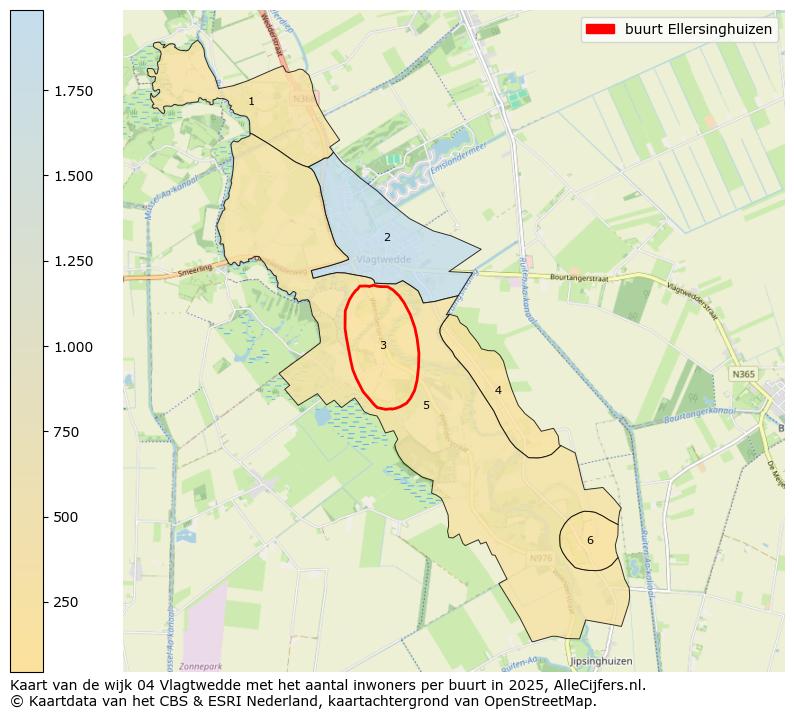 Afbeelding van de buurt Ellersinghuizen op de kaart.
