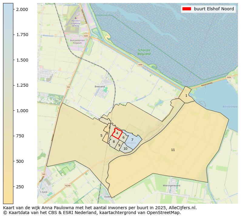 Afbeelding van de buurt Elshof Noord op de kaart.