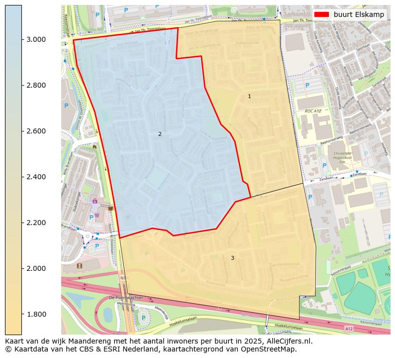 Afbeelding van de buurt Elskamp op de kaart.