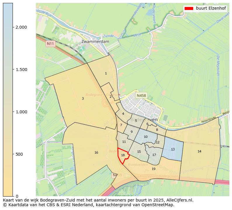 Afbeelding van de buurt Elzenhof op de kaart.