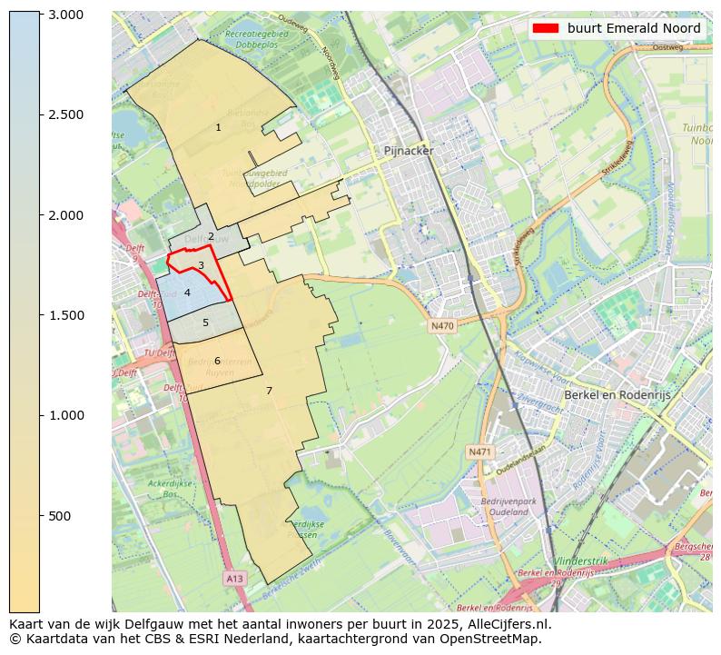 Afbeelding van de buurt Emerald Noord op de kaart.