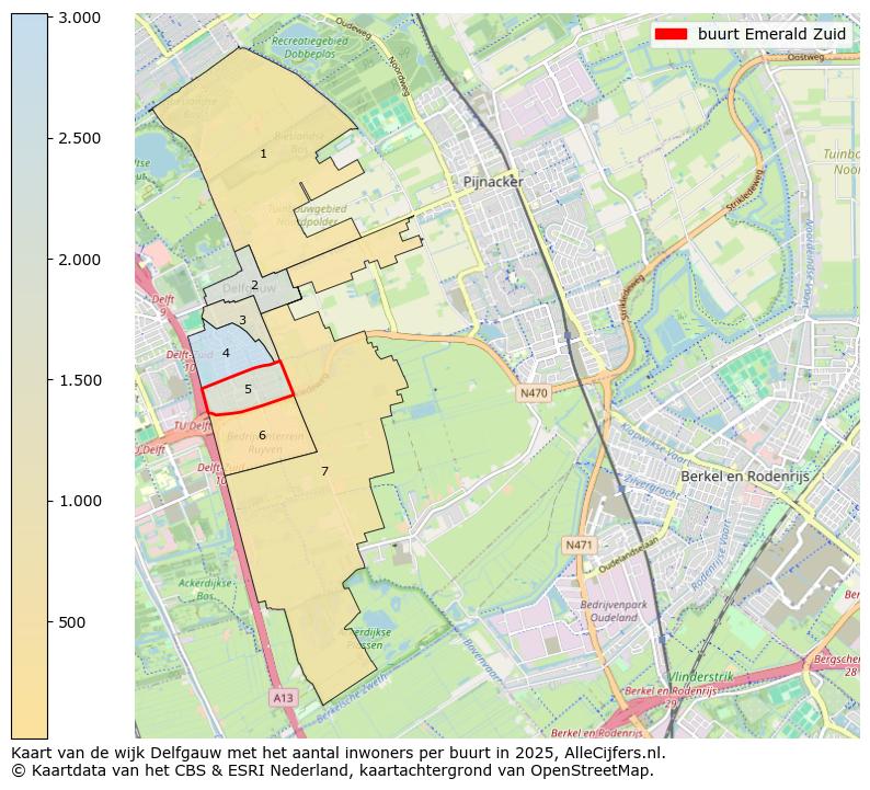 Afbeelding van de buurt Emerald Zuid op de kaart.