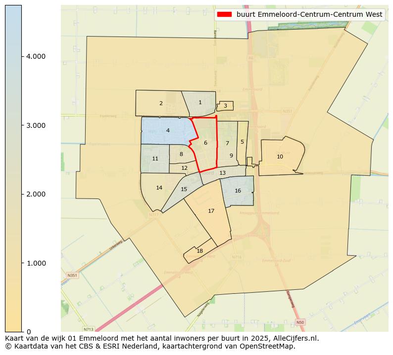 Afbeelding van de buurt Emmeloord-Centrum-Centrum West op de kaart.