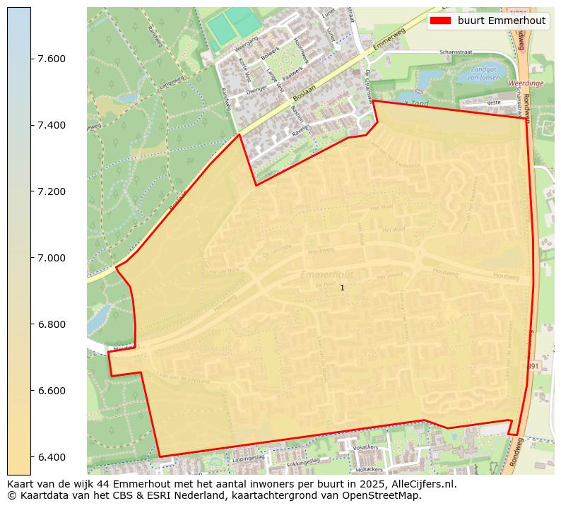Afbeelding van de buurt Emmerhout op de kaart.