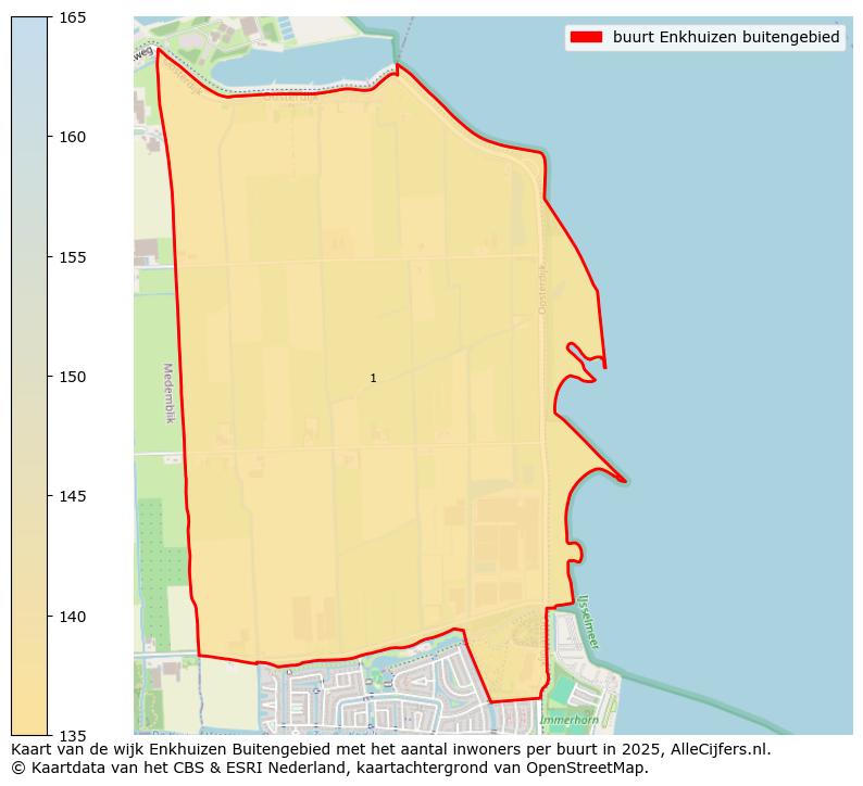 Afbeelding van de buurt Enkhuizen buitengebied op de kaart.