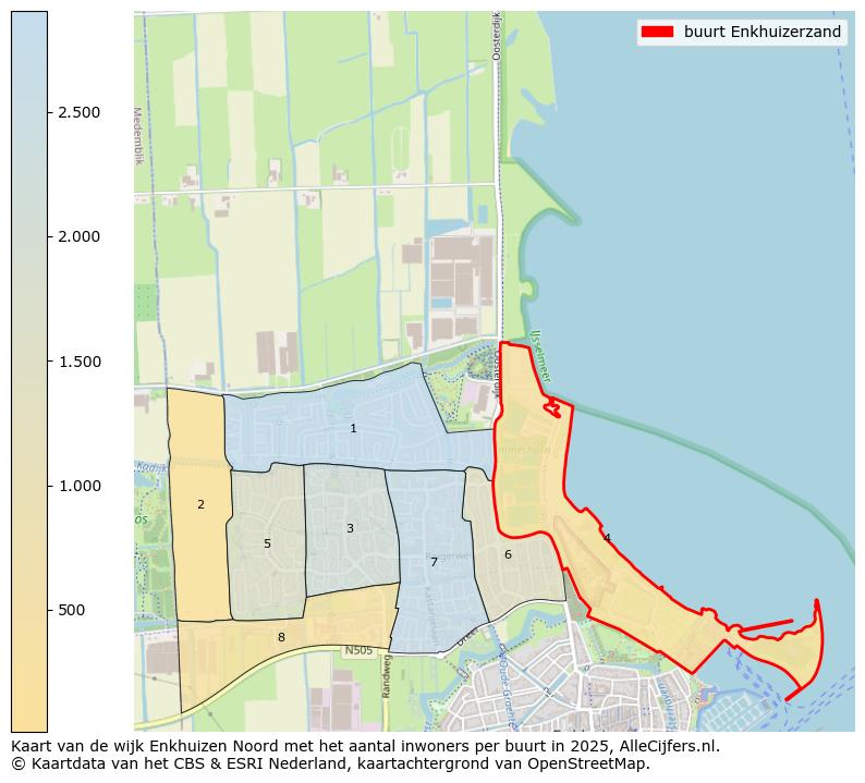 Afbeelding van de buurt Enkhuizerzand op de kaart.