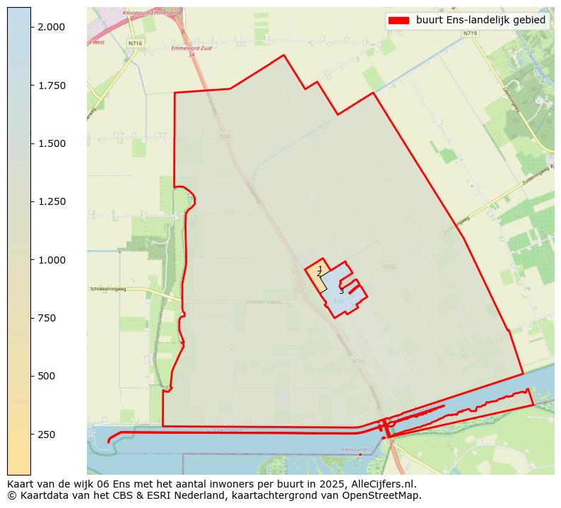Afbeelding van de buurt Ens-landelijk gebied op de kaart.